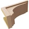 Ekena Millwork 8"W x 16"D x 8"H Wide Warren Rough Cedar Woodgrain TimberThane Corbel, Primed Tan CORUR08X16X08WARRCPR - alternate 5
